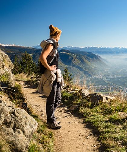 Wanderung am Berg